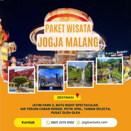 Paket Wisata Jogja Malang 2 Hari 1 Malam