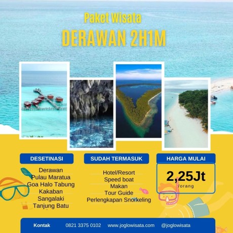 Paket Wisata Derawan 2 Hari 1 Malam