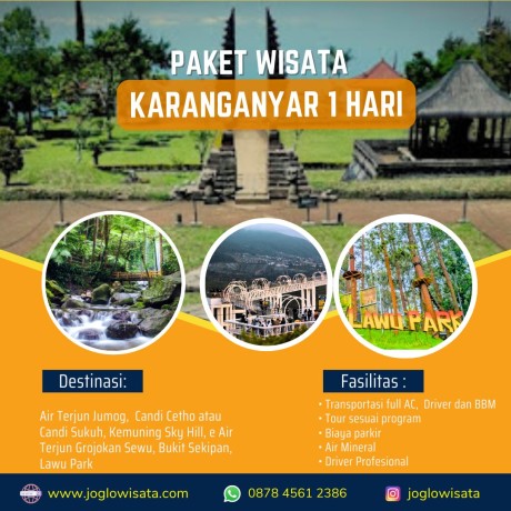Paket Wisata Karanganyar 1 Hari