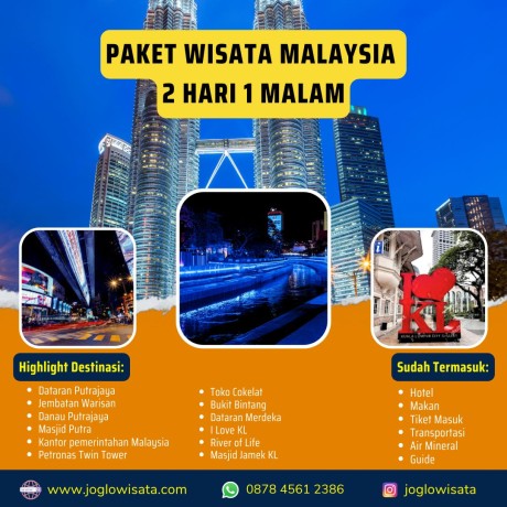 Paket Wisata Malaysia 2 Hari 1 Malam