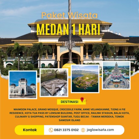 Paket Wisata Medan 1 Hari