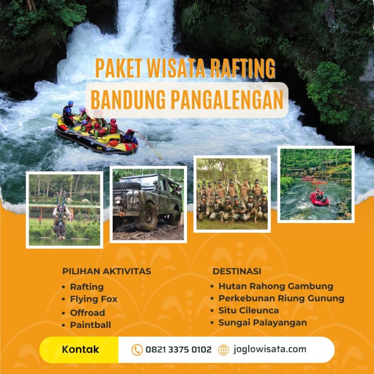 Paket Wisata Rafting Bandung Pangalengan