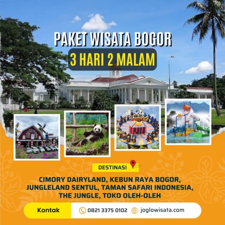 Paket Wisata Bogor 3 Hari 2 Malam