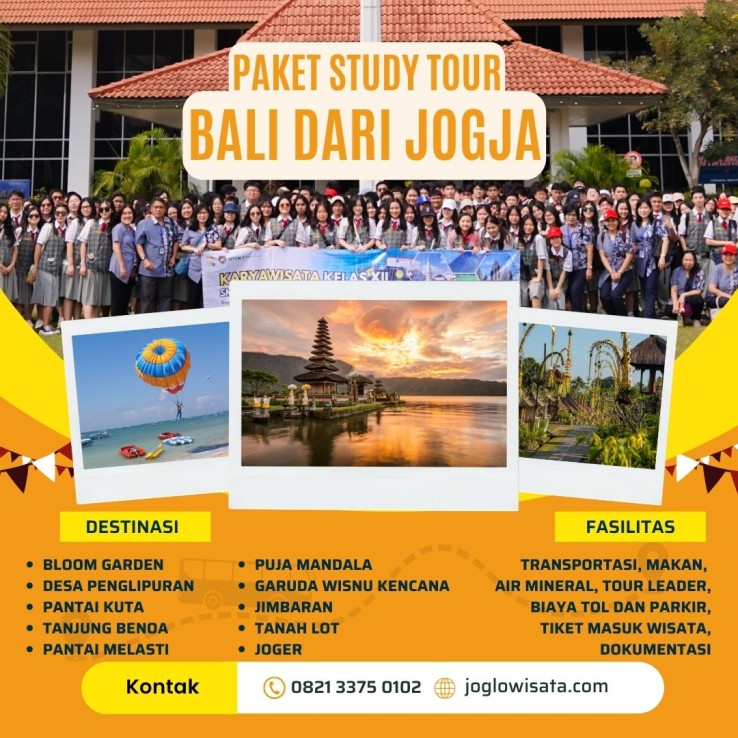 Paket Study Tour Bali dari Jogja