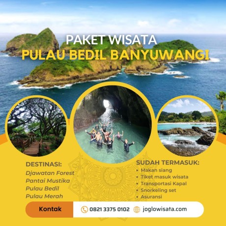Paket Wisata Pulau Bedil Banyuwangi