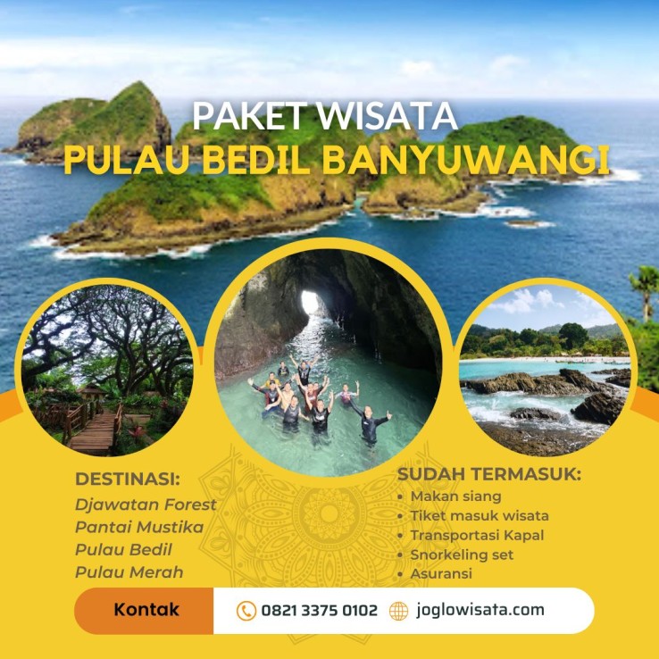Paket Wisata Pulau Bedil Banyuwangi