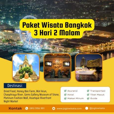 Paket Wisata Bangkok 3 Hari 2 Malam