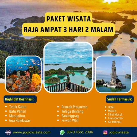 Paket Wisata Raja Ampat 3 Hari 2 Malam