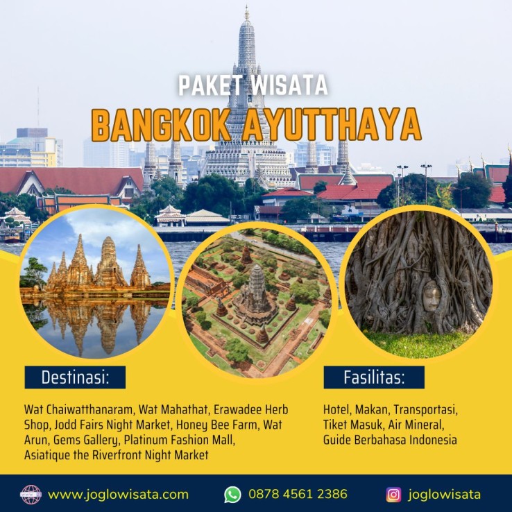 Paket Wisata Bangkok Ayutthaya