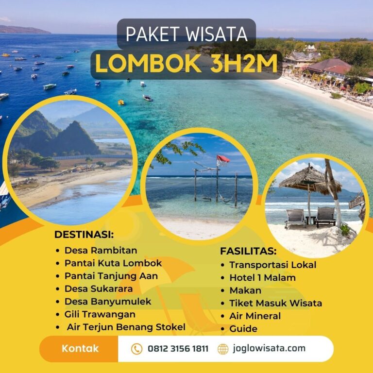 Paket Wisata Lombok 3 Hari 2 Malam