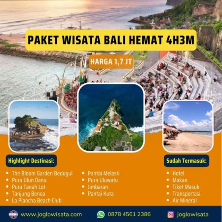 Paket Wisata Bali Hemat 4H3M