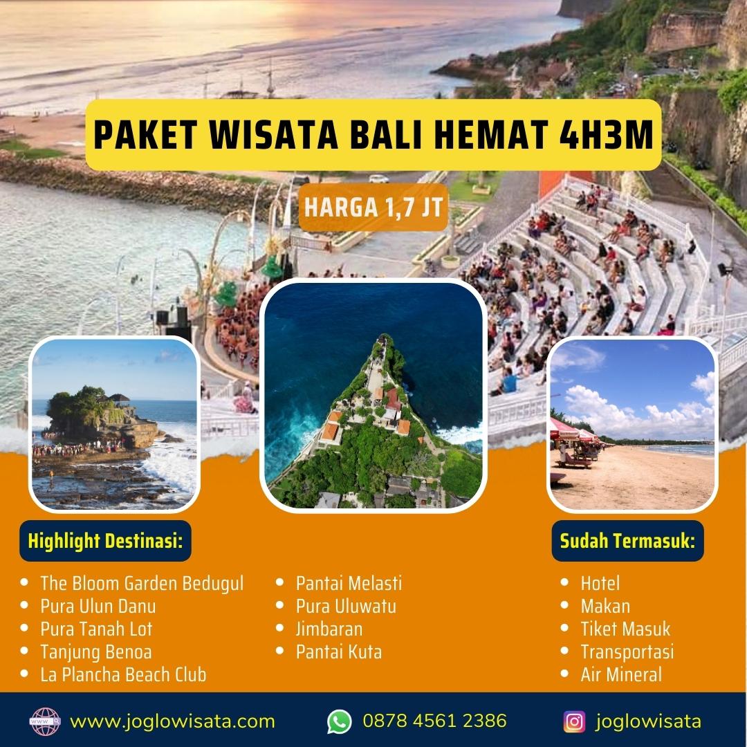 rute tour bali 4 hari