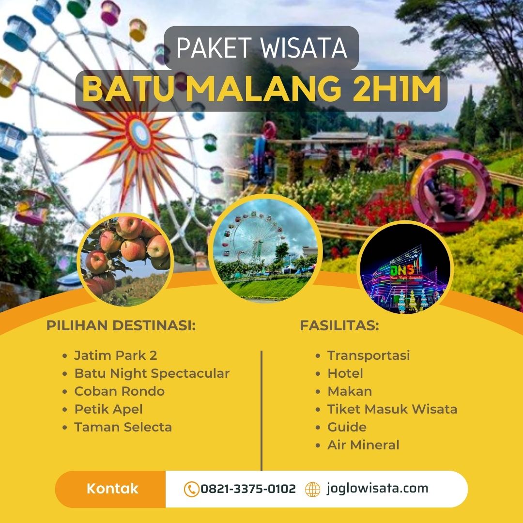 Paket Wisata Batu Malang 2 Hari 1 Malam | Joglo Wisata