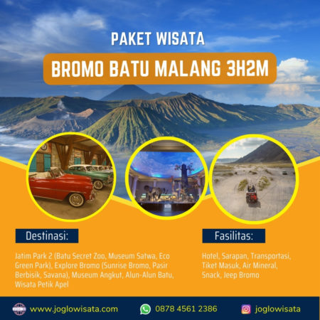 Paket Wisata Bromo Batu Malang 3 Hari 2 Malam