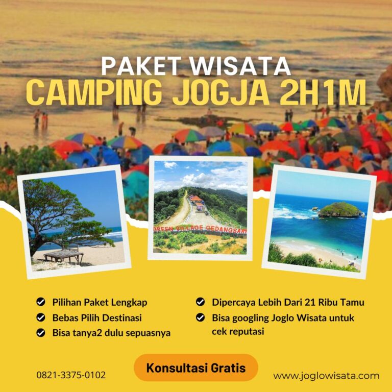 Paket Wisata Camping Jogja 2 Hari 1 Malam