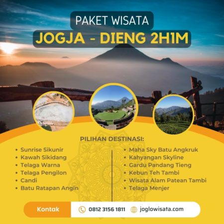 Paket Wisata Jogja Dieng Sikunir 2 Hari 1 Malam