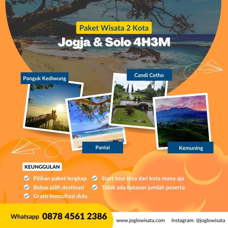 Paket Wisata Jogja Solo 4 Hari 3 Malam