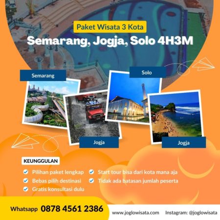 Paket Wisata Jogja Solo Semarang 4 Hari 3 Malam