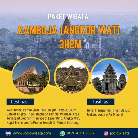 Paket Wisata Kamboja (Angkor Wat) 3 Hari 2 Malam