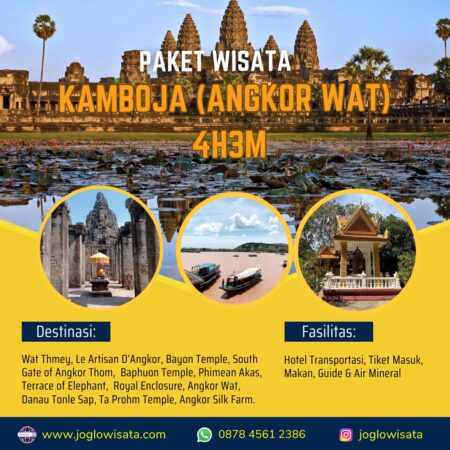 Paket Wisata Kamboja (Angkor Wat) 4 Hari 3 Malam