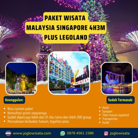 Paket Wisata Legoland & Hello Kitty Town + Singapore 4H3M