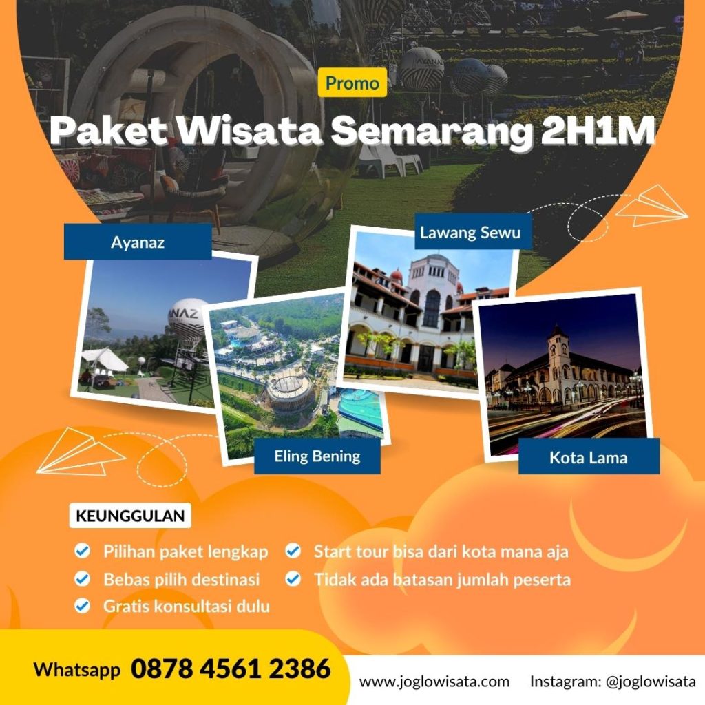 8 Tempat Wisata di Semarang yang Bisa Dikunjungi dalam Satu Rute