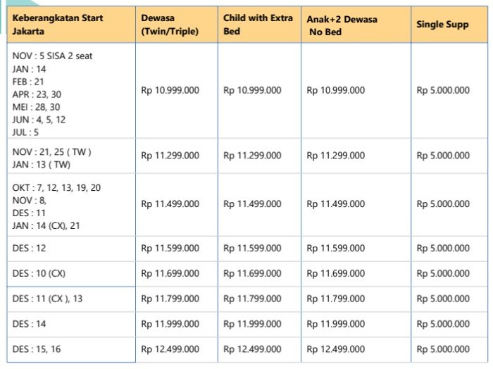 Harga Paket Wisata Korea Selatan 5 Hari 4 Malam