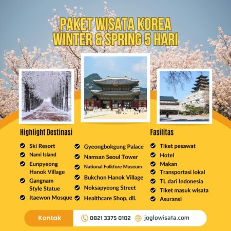 Paket Wisata Korea Selatan 5 Hari 3 Malam