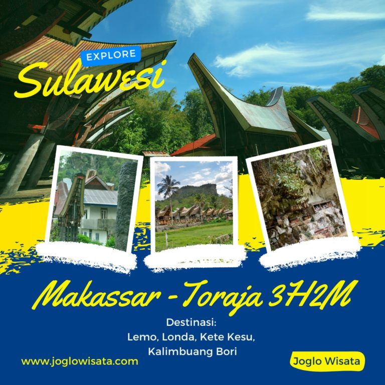 Paket Wisata Makassar – Toraja 3 Hari 2 Malam