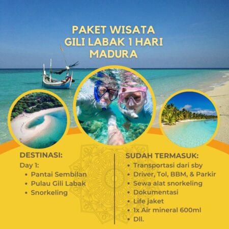 Paket Wisata Gili Labak 1 Hari Madura
