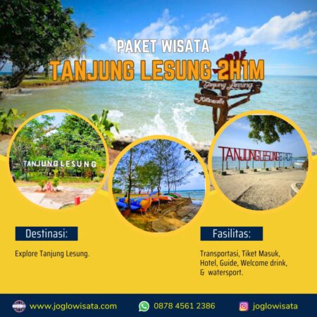 Paket Wisata Tanjung lesung 2h1m Banten