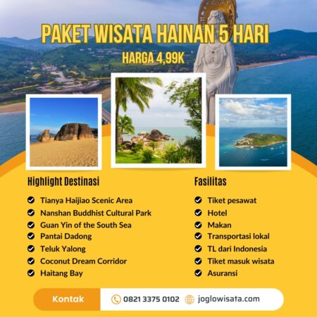 Paket Wisata Hainan China 5 Hari 3 Malam