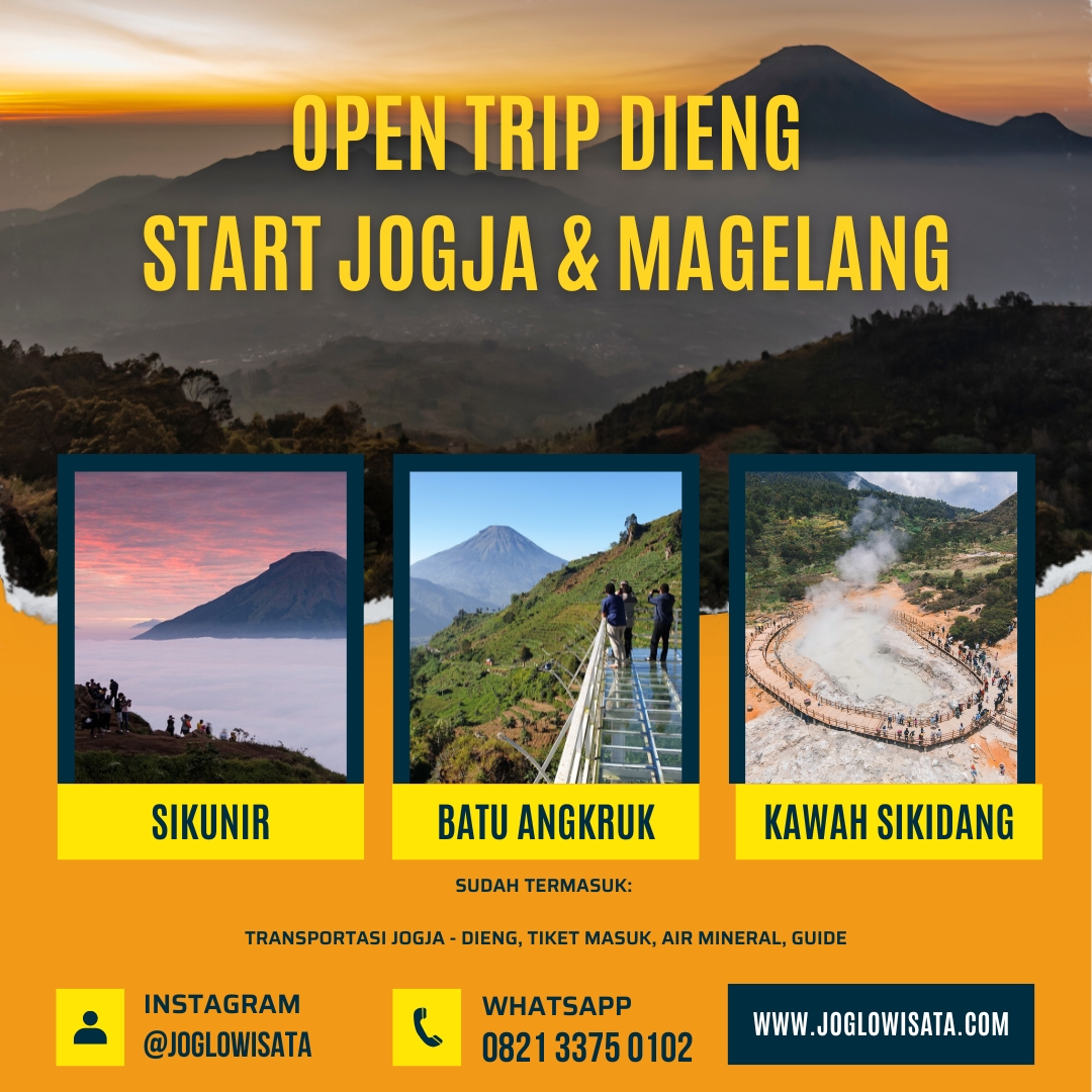 trip dieng dari jogja