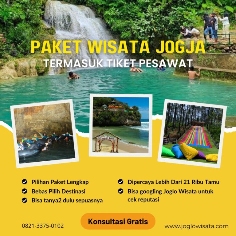 Paket Wisata Jogja 4 Hari 3 Malam Termasuk Tiket Pesawat