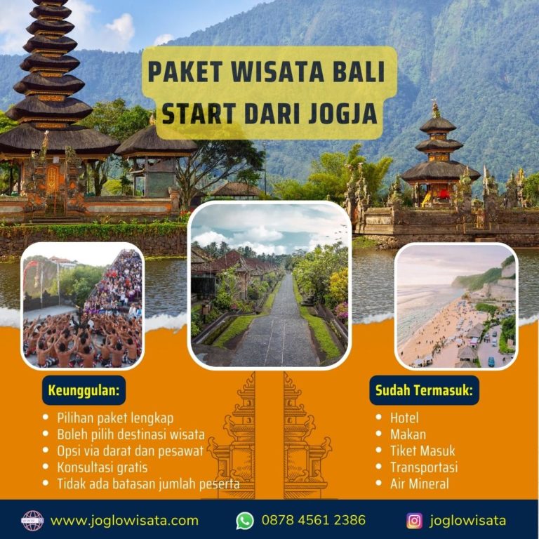 Paket Wisata Keluarga Dari Jogja Ke Bali Dengan Pesawat Dan Bus