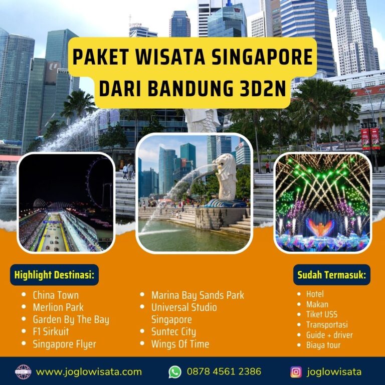 Paket Tour Singapore Dari Bandung Keberangkatan Setiap Hari