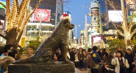 Hachiko Statue Jepang