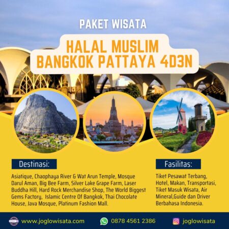 Halal Muslim Bangkok Pattaya 4h3m