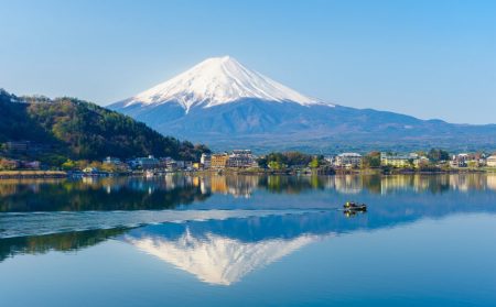 Lake Kawaguchi Jepang