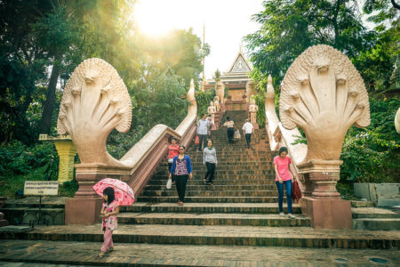 Wat Phnom Phnom Penh Kamboja