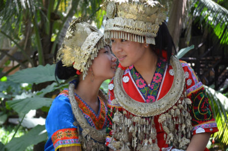 Yetian Miao Minority Nationality Village Hainan China