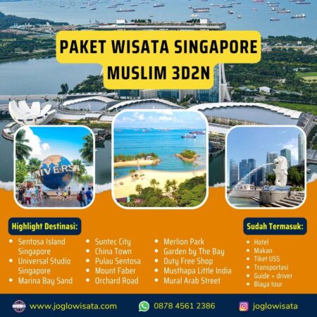 Paket wisata singapore muslim 3d2n