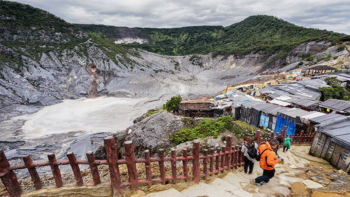 Obyek Wisata Tangkuban Perahu Bandung  Tempat Wisata 