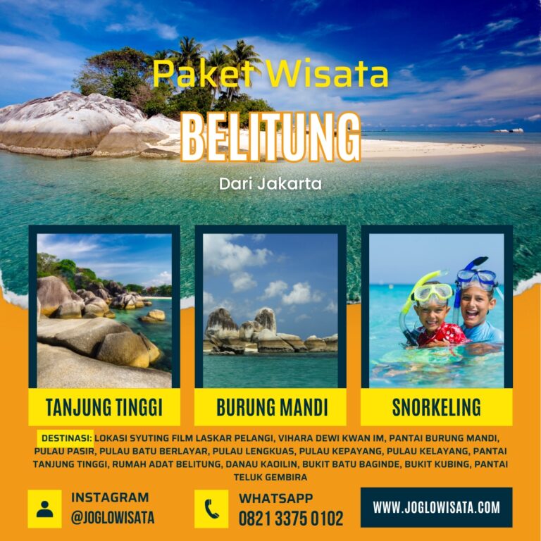 Paket Wisata Bangka Belitung Dari Jakarta