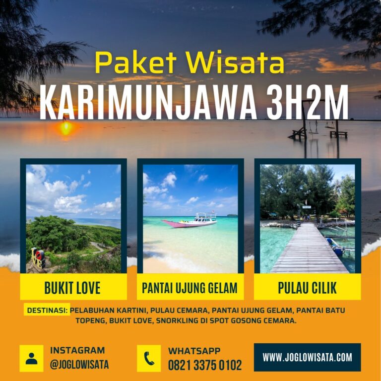 Paket Wisata Karimunjawa untuk 2–6 Orang 2026 Mulai 1 Jutaan