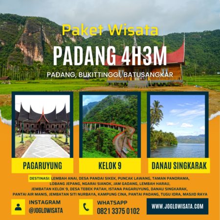 Paket Wisata Padang Bukittinggi 4 Hari 3 Malam