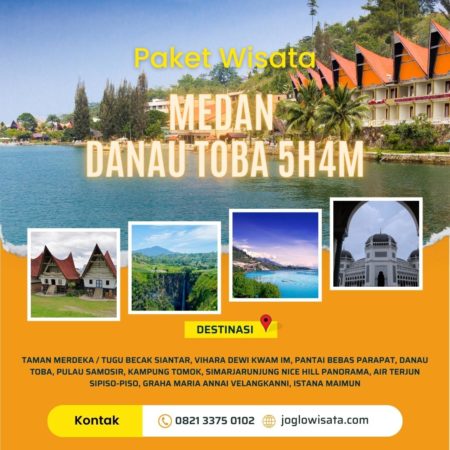 Paket Wisata Danau Toba Medan 5H4M