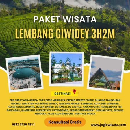 Paket Wisata Lembang Ciwidey 3H2M