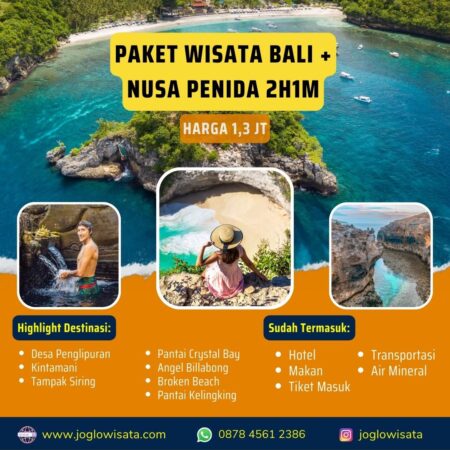 Paket Wisata Bali + Nusa Penida 2 Hari 1 Malam