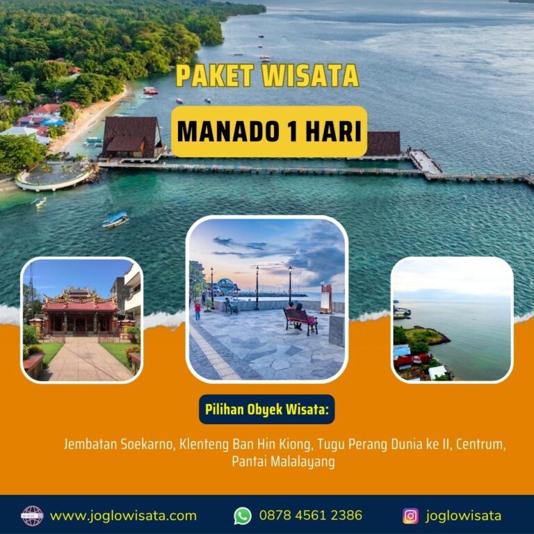 Paket Wisata Manado 1 Hari
